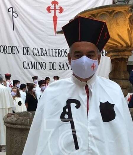 Álvaro Monzón es Caballero de la Orden de Santiago/TA.